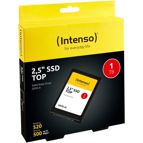 Intenso Top Performance 1TB SSD 2,5 Zoll – interne SATA III SSD bis 550 MB/s